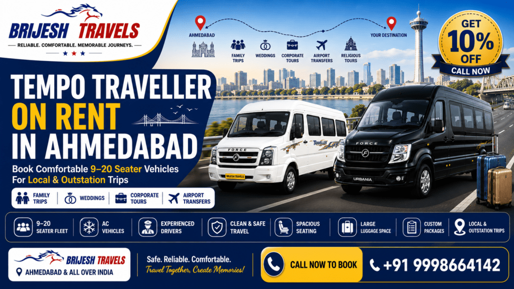 Tempo Traveller in Ahmedabad